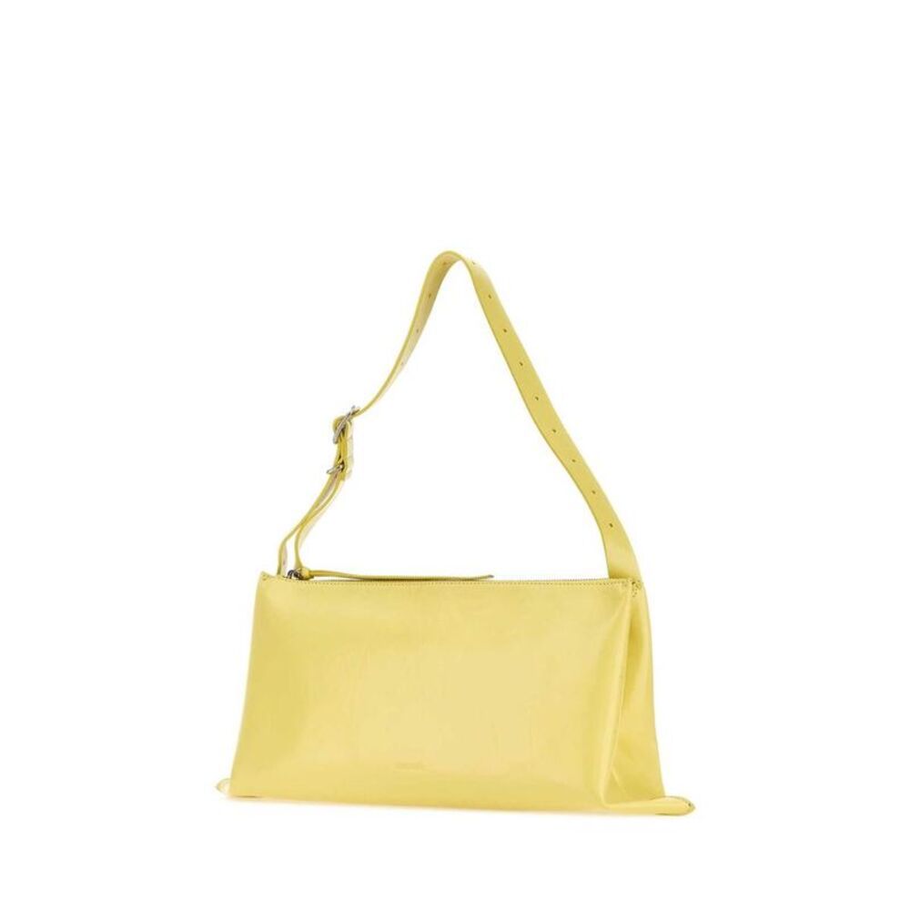 JIL SANDER Leather Shoulder Bag Women YELLOW Handbags